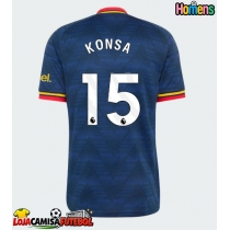Camisa de Futebol Arsenal Ezri Konsa #15 Equipamento Secundário 2026-27 Manga Curta